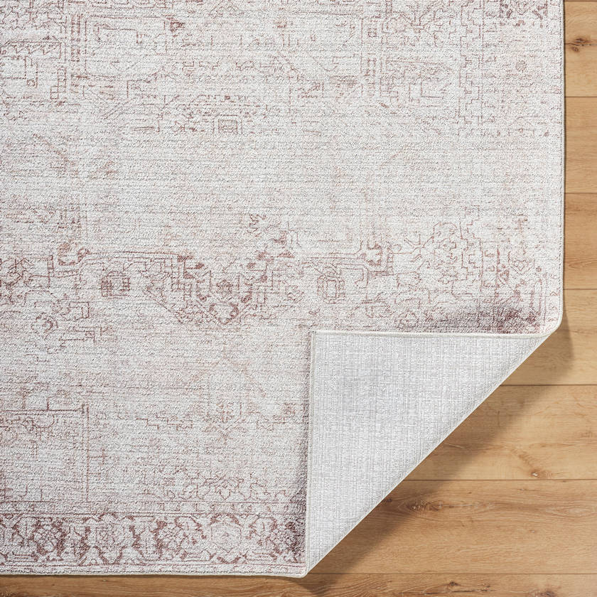 Collins Avenue Traditional Ivory/Brown Area Rug - Galey Alix Livabliss