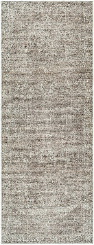Collins Avenue Traditional Dark Brown Area Rug - Galey Alix Livabliss