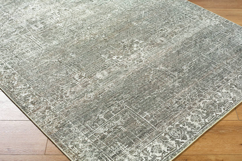 Collins Avenue Traditional Olive Area Rug - Galey Alix Livabliss