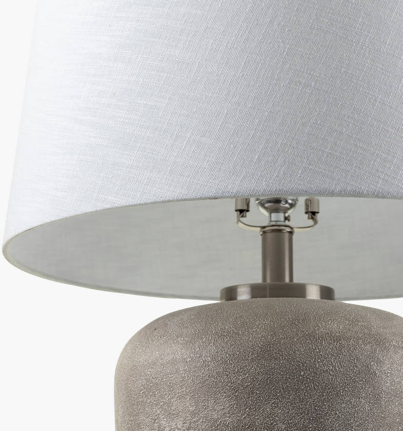 Cordova Traditional Light Gray Table Lamp - Galey Alix x Livabliss