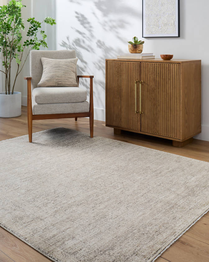 Maria Elena Traditional Ivory/Medium Brown Area Rug - Galey Alix Livabliss