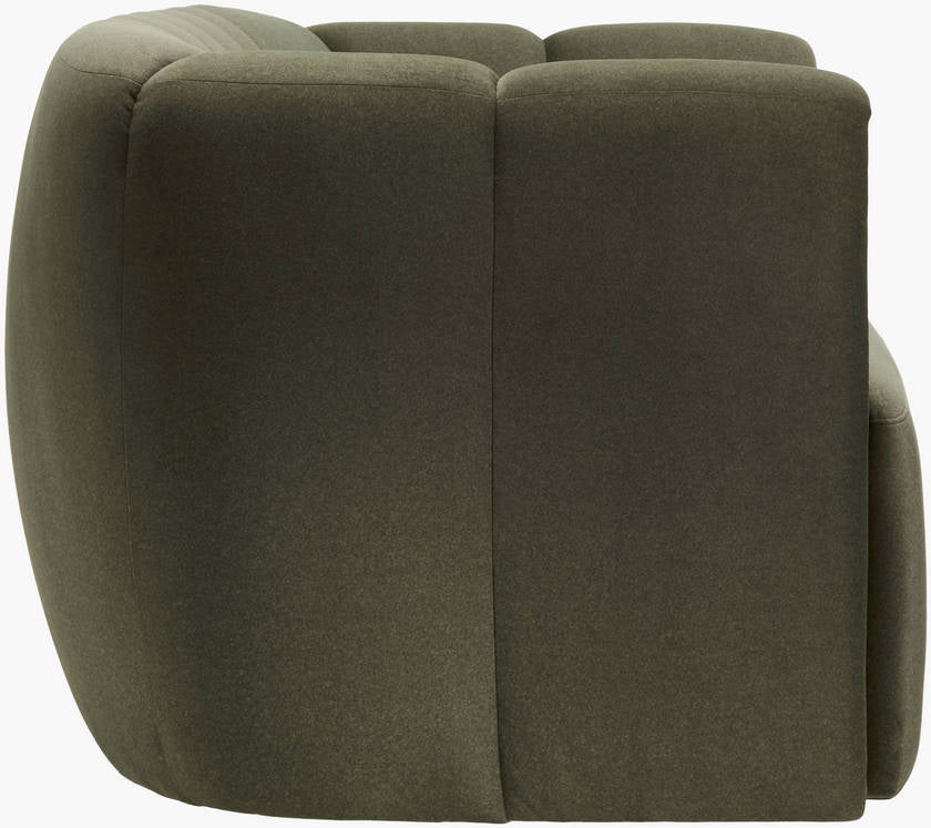 Dale Olive Sofa - Galey Alix x Livabliss