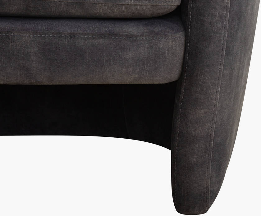 Hatcher Charcoal Accent Chair - Galey Alix x Livabliss