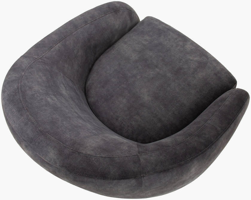 Hatcher Charcoal Accent Chair - Galey Alix x Livabliss