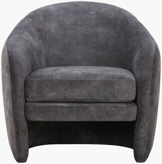 Hatcher Charcoal Accent Chair - Galey Alix x Livabliss