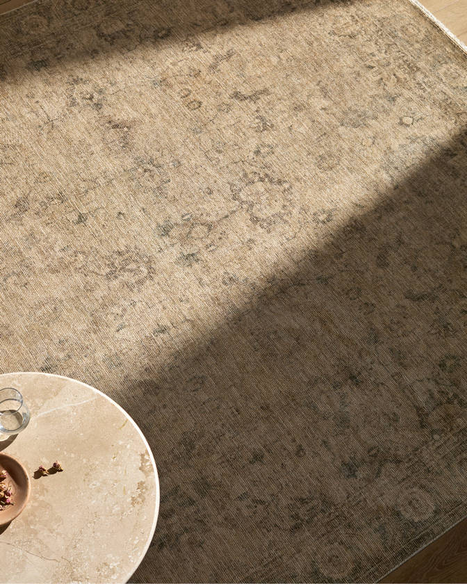 Fetscher Traditional Light Beige Area Rug - Galey Alix Livabliss