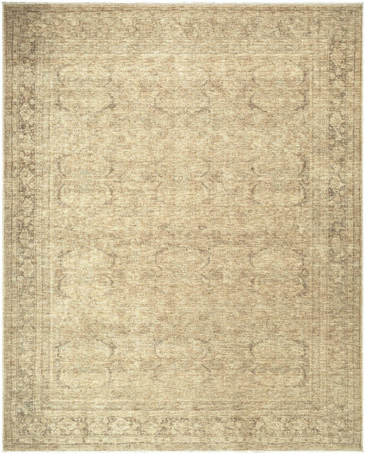Fetscher Traditional Tan Area Rug - Galey Alix Livabliss