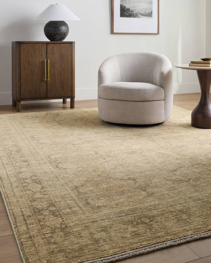 Fetscher Traditional Tan Area Rug - Galey Alix Livabliss