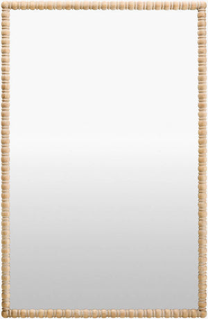 Karling Blair Traditional Brown Wall Mirror - Galey Alix x Livabliss