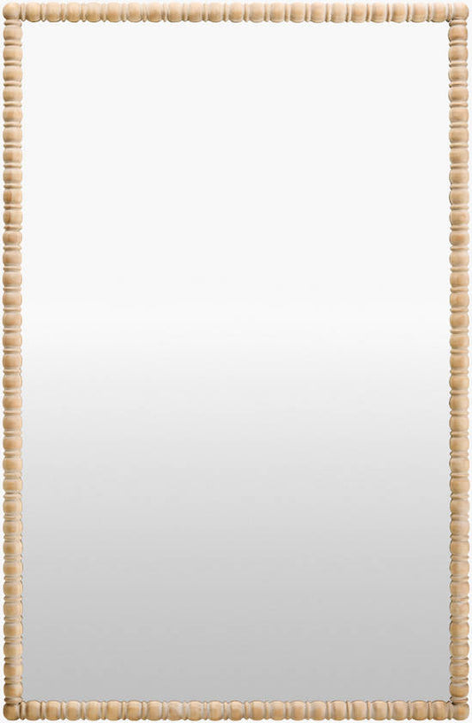 Karling Blair Traditional Brown Wall Mirror - Galey Alix x Livabliss