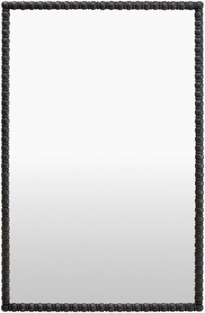 Karling Blair Traditional Black Wall Mirror - Galey Alix x Livabliss