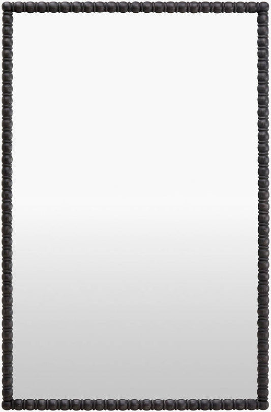 Karling Blair Traditional Black Wall Mirror - Galey Alix x Livabliss