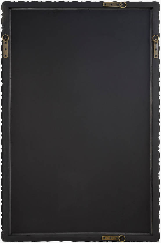 Karling Blair Traditional Black Wall Mirror - Galey Alix x Livabliss