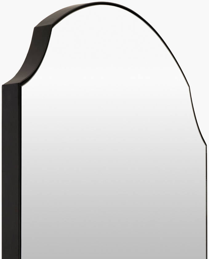 Landon Traditional Black Wall Mirror - Galey Alix x Livabliss