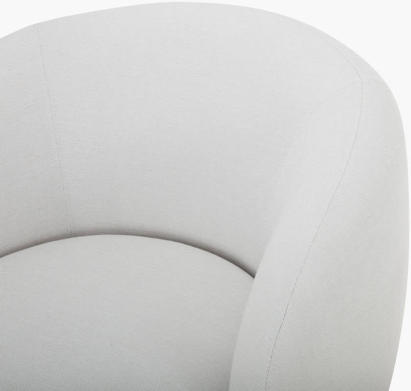 Finlayson Ivory/Beige Accent Chair - Galey Alix x Livabliss