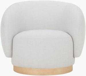 Finlayson Ivory/Beige Accent Chair - Galey Alix x Livabliss