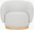 Finlayson Ivory/Beige Accent Chair - Galey Alix x Livabliss