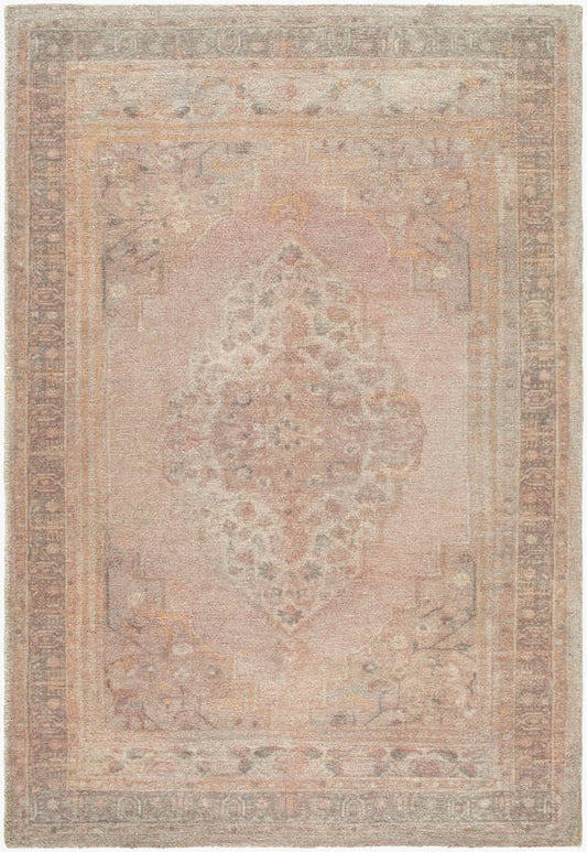 Luciana Traditional Taupe Area Rug - Galey Alix Livabliss