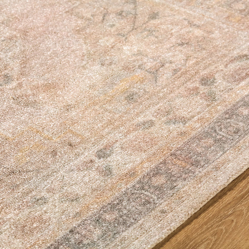 Luciana Traditional Taupe Area Rug - Galey Alix Livabliss