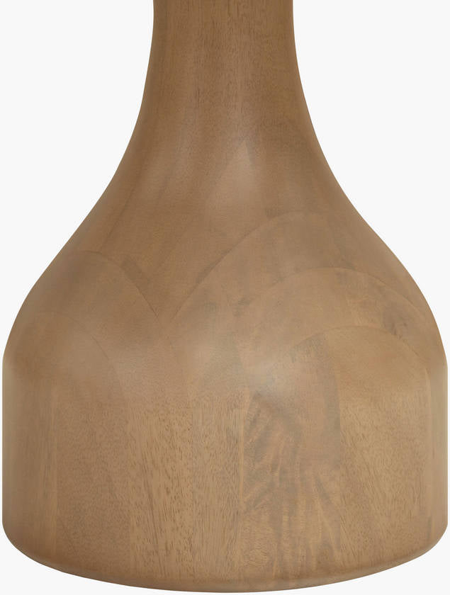 Mila Rose Beige/Brown End Table - Galey Alix x Livabliss