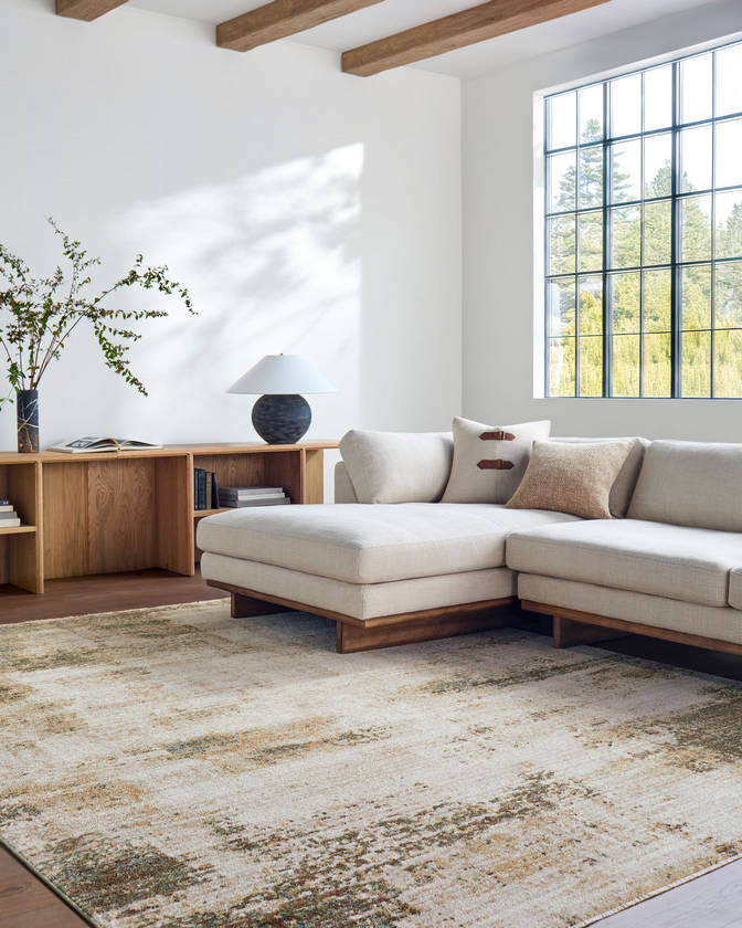 Myrtle Avenue Modern Cream Area Rug - Galey Alix Livabliss