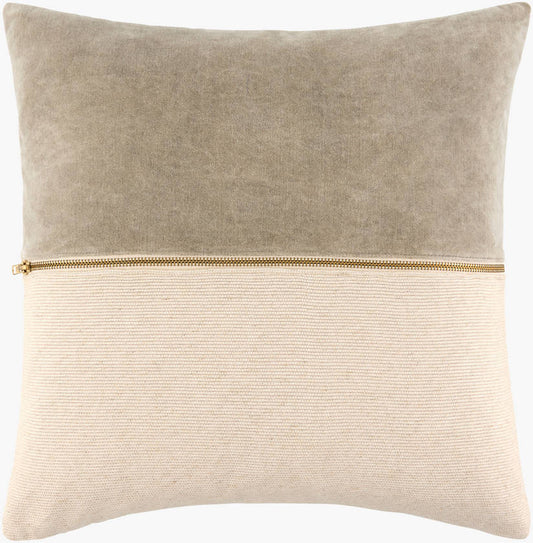 San Marco Taupe/Cream Pillow Cover - Galey Alix x Livabliss
