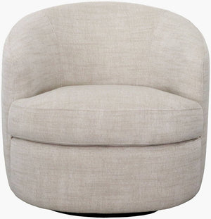 Sweeting Ivory Swivel Chair - Galey Alix x Livabliss