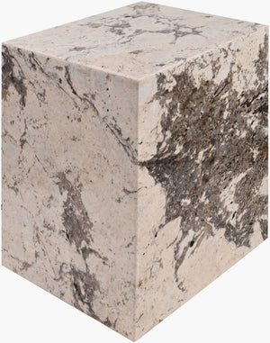 Taryn Cream End Table - Galey Alix x Livabliss