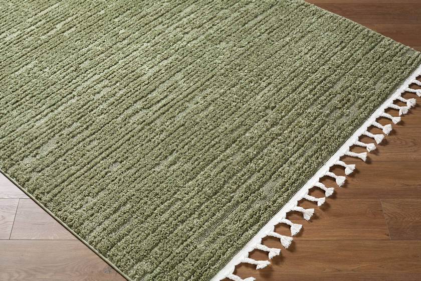 Flamoudi Global Olive Area Rug