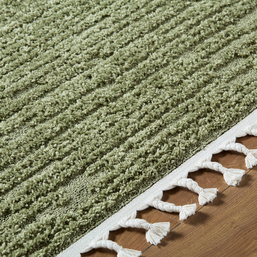Flamoudi Global Olive Area Rug