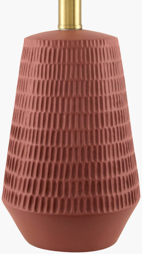 Laneesha Rustic Brick Table Lamp