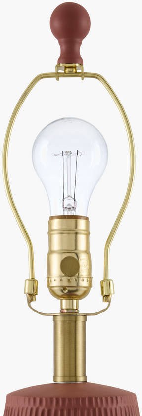 Laneesha Rustic Brick Table Lamp