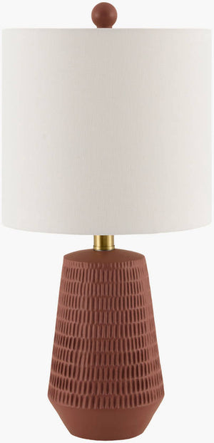 Laneesha Rustic Brick Table Lamp