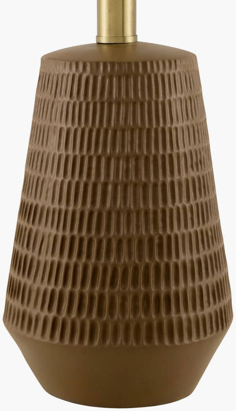 Laneesha Rustic Brown Table Lamp