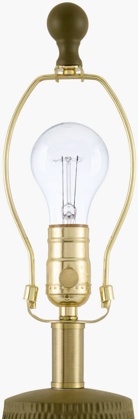 Laneesha Rustic Dark Green Table Lamp