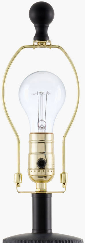 Laneesha Rustic Black Table Lamp