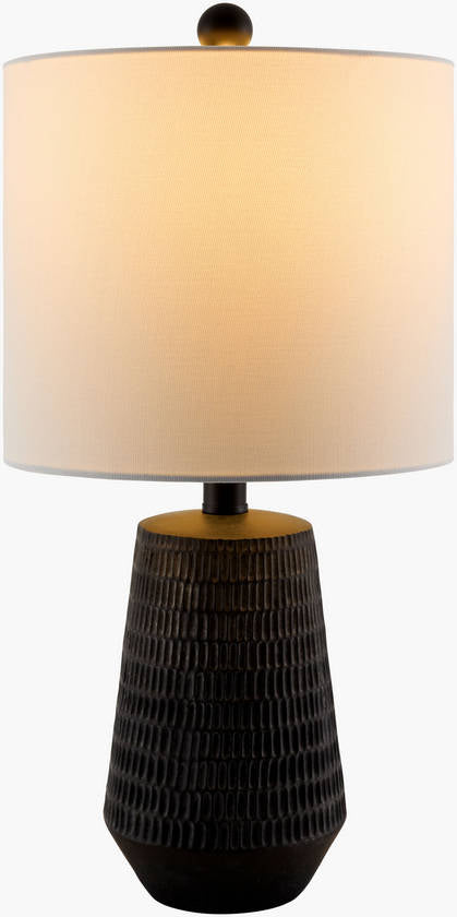 Laneesha Rustic Black Table Lamp