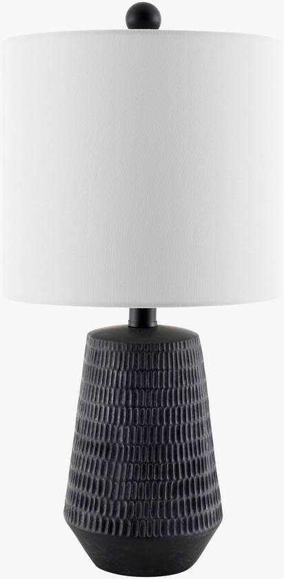 Laneesha Rustic Black Table Lamp