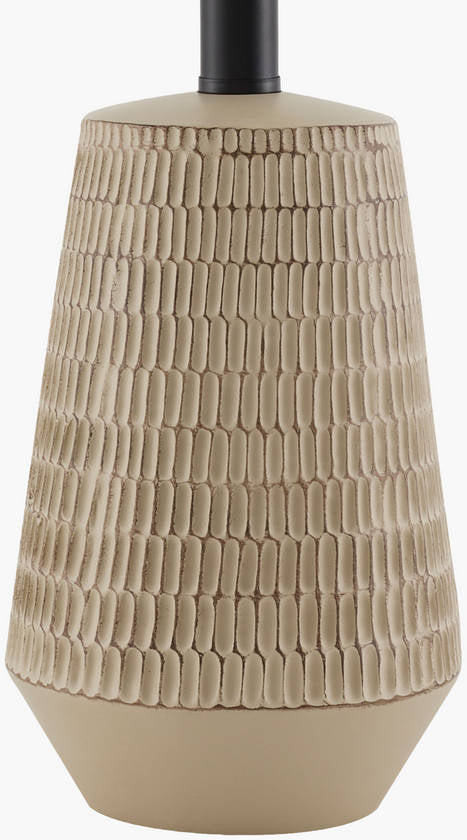 Laneesha Rustic Beige Table Lamp