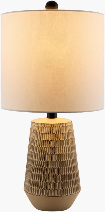 Laneesha Rustic Beige Table Lamp