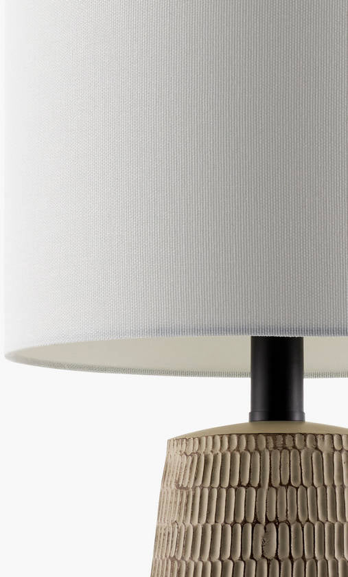 Laneesha Rustic Beige Table Lamp