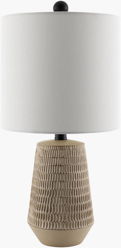 Laneesha Rustic Beige Table Lamp