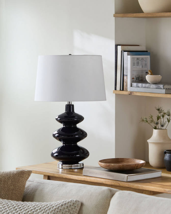 Mayda Global Black Table Lamp