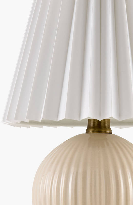 Trudie Modern Cream Table Lamp