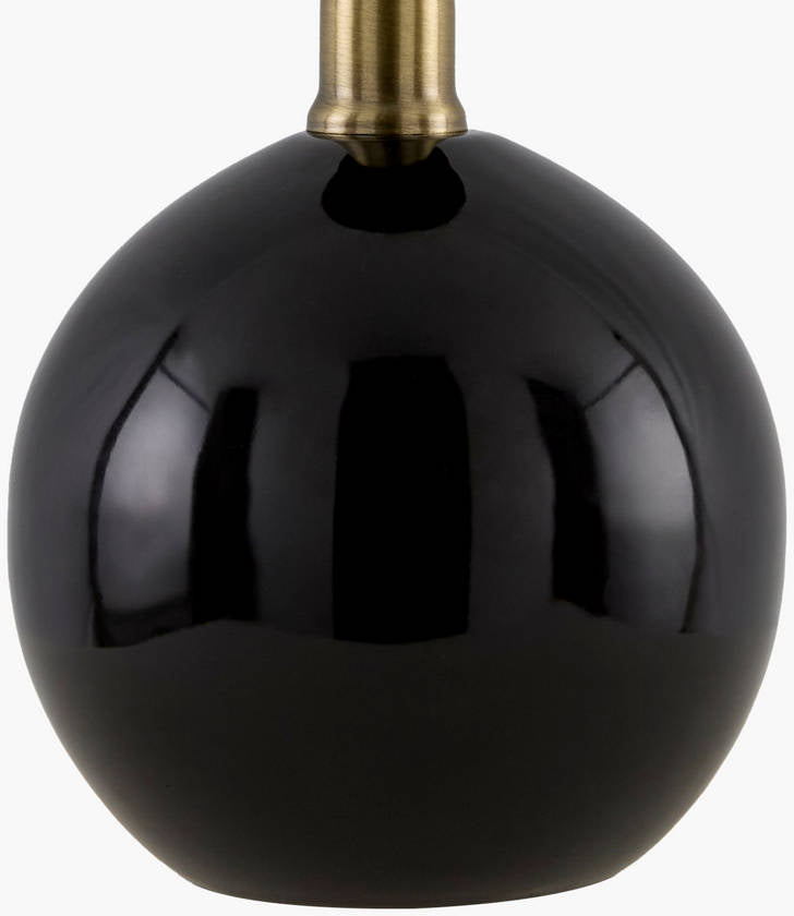 Travarus Modern Black Table Lamp