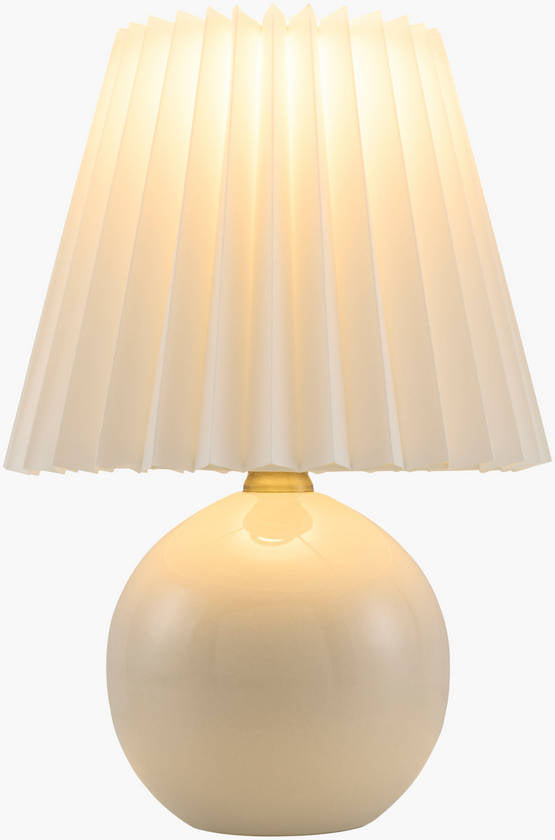 Travarus Modern Ivory Table Lamp