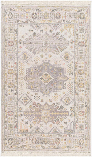 Kjersti Traditional Ivory/Slate Gray Area Rug
