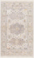 Kjersti Traditional Ivory/Slate Gray Area Rug