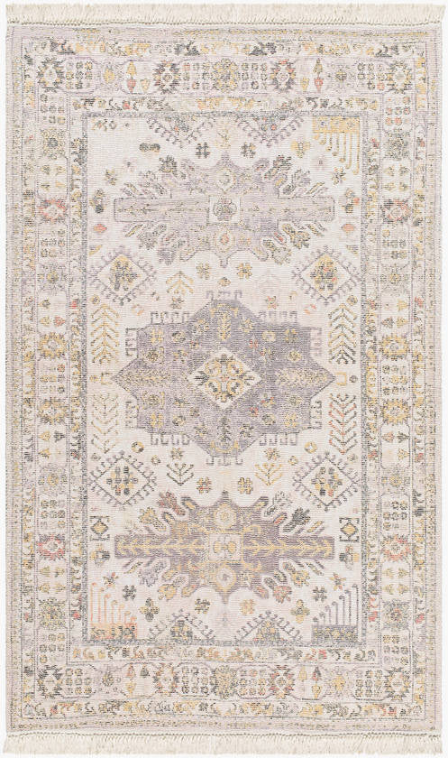 Kjersti Traditional Ivory/Slate Gray Area Rug