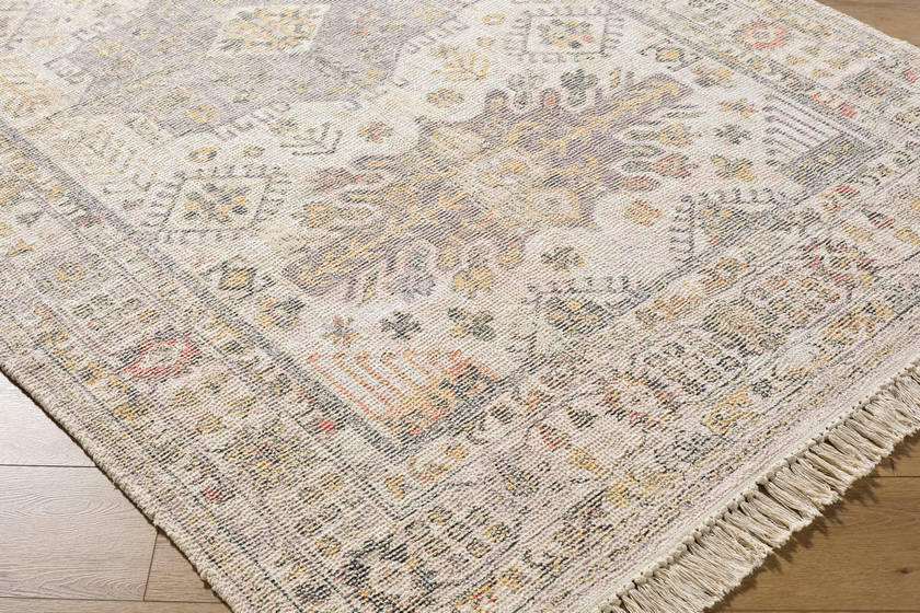Kjersti Traditional Ivory/Slate Gray Area Rug
